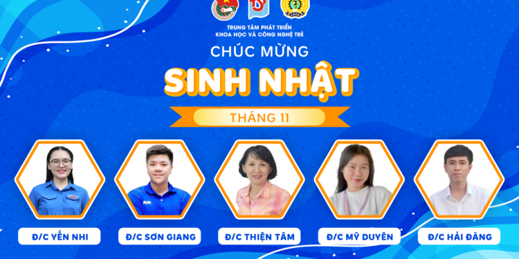 Chúc mừng sinh nhật tháng 11/2024